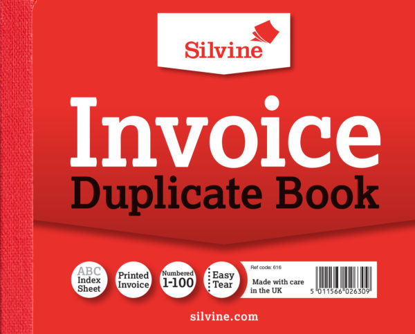 Nobel Wholesale Silvine616invoicebook