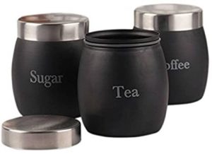Black Barrel Tea Coffee Sugar